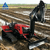Machine de désherbage sur chenilles haute productivité, 120 CV, pour une utilisation précise dans la maintenance des cultures commerciales et des vergers
