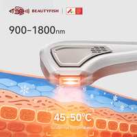 Máquina Facial Beautyfish Skin Glow, Terapia de Luz Roja, Masaje Frío, Lifting Facial, Pantalla Táctil, Antienvejecimiento, 1 Unidad para Uso Doméstico