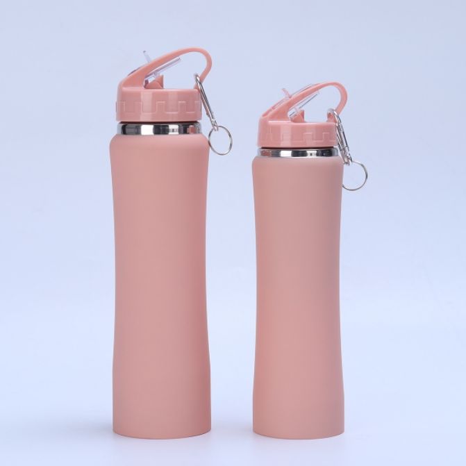 Stainless Steel Vacuum Flask with Lid Straw 6-12H Insulation