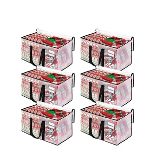 Customized Large Packing <b>Boxs</b> <b>Moving</b> Essential Supplies <b>Box</b> Storage Totes Heavy Duty Clear <b>Moving</b> Bags with Reinforced Handle - Product Image 1