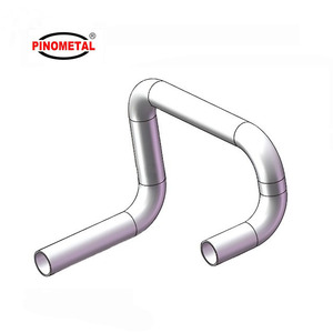 Tùy Chỉnh 90 Độ Khuỷu Tay 3D Ống Uốn Ống Hàn Dịch Vụ 304 Thép Không Gỉ Trục gá Uốn Cong Cho Ống Xả - Product Image 1