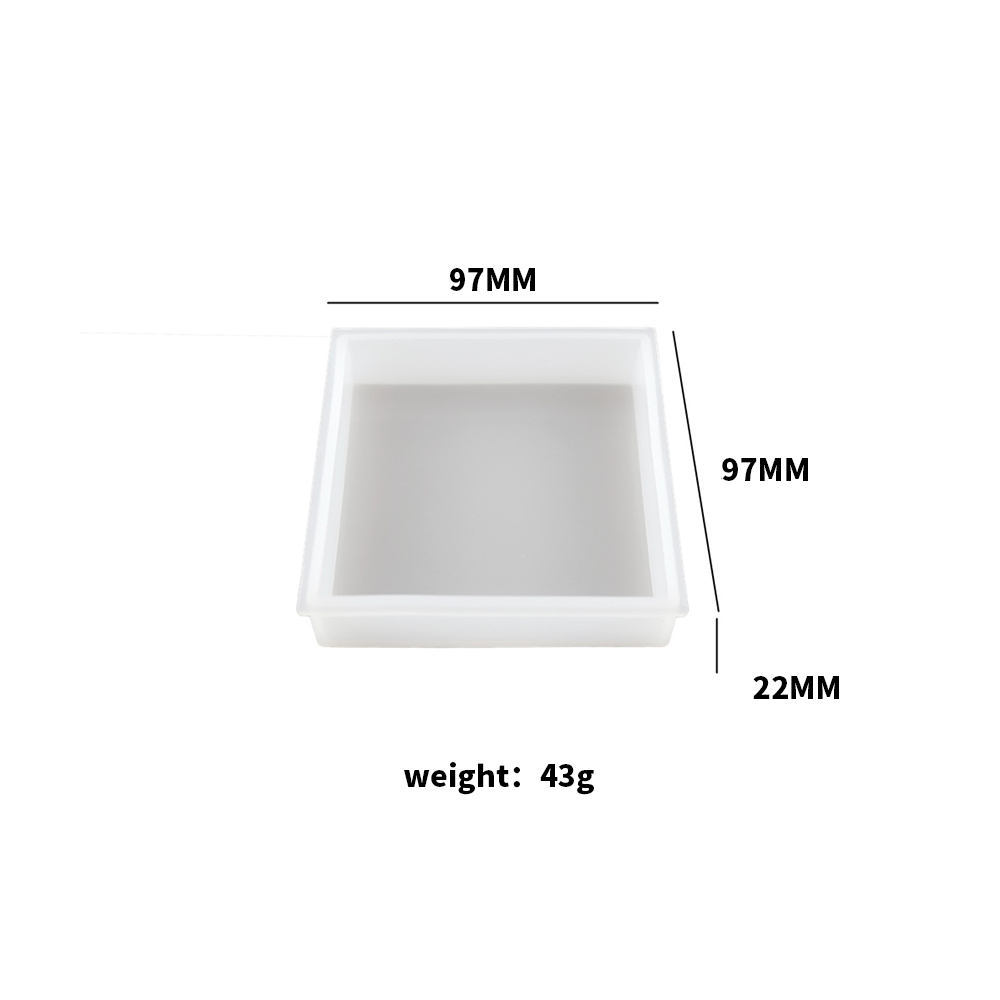 Molde Cuadrado Blanco