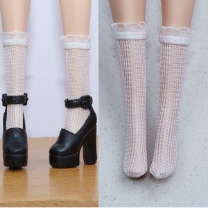 ถุงเท้าถุงน่องขนาดเล็กสำหรับ<span class=keywords><strong>บ</strong></span>้านตุ๊กตาทำด้วยมือขนาด1/6สำหรับตุ๊กตา BJD ของเล่นแ<span class=keywords><strong>บ</strong></span><span class=keywords><strong>บ</strong></span>นุ่มเหมาะกับตุ๊กตา blyth และตุ๊กตาขนาด1/6อื่นๆ - Product Image 1