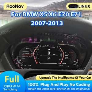 Car LCD Digital for X6 E71 E72 2007-2013 Original LCD <b>Stereo</b> Virtual Speedometers Dashboard Player Linux <b>System</b> RHD LHD - Product Image 2