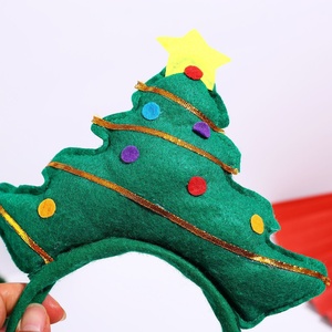 Diademas Decorativas Navideñas Hechas a Mano para Niños, Diademas Navideñas para Decoración <span class=keywords><strong>Navideña</strong></span> y de Año Nuevo - Product Image 5