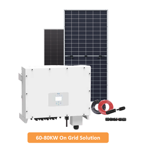 ระบบพลังงานแสงอาทิตย์แบบต่อเนื่อง 30KW 40KW 50KW 70KW 100KW ระบบโซลาร์เซลล์แบบเชื่อมต่อกับระบบไฟฟ้า 3 เฟส MPPT สำหรับใช้งานเชิงพาณิชย์ - Product Image 4