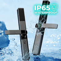 Serrure intelligente de sécurité Vertexis IP65 étanche ultra-mince en aluminium TTlock, déverrouillage par empreinte digitale, sans clé, multi-portes, Cloud, application Tuya