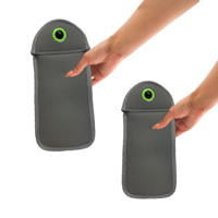 Casier magnétique personnalisé pour lycéens Sacs de sécurité pour téléphone portable Pochette RFID en néoprène Sac pour téléphone portable verrouillable par caméra