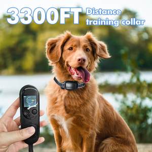 Collar de entrenamiento para perros con descarga eléctrica segura con Control remoto Collar de entrenamiento con tapón de ladridos para perros - Product Image 6