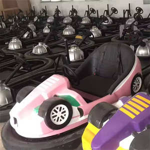 Voitures tamponneuses électriques commerciales intérieures et extérieures pour enfants - Manège éducatif en fibre de verre 24V pour centres commerciaux - Product Image 1