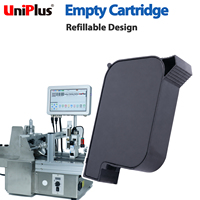 Cartucho de Tinta Vacío para Impresora de Inyección Térmica Uniplus, para Desarrollo de Tinta de Colorante, Cartucho de 12.7mm
