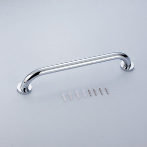 Pasamanos de baño de cobre, capacidad de carga de 200 kg, barras de apoyo cromadas sin barreras para ancianos y niños - Product Image 4