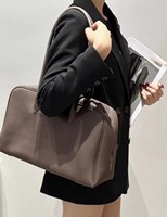 Sac fourre-tout en cuir véritable de haute qualité, personnalisé, vente en gros, grande capacité, sac à bandoulière, sac à main décontracté, polyvalent, de luxe, tendance