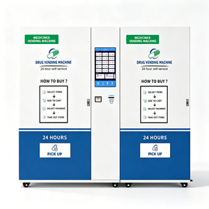 Gabinete dispensador de medicamentos inteligente con wifi, pantalla táctil dual de 21.5 pulgadas, 310 canales, kiosco de farmacia con impresora y escáner. - Product Image 1