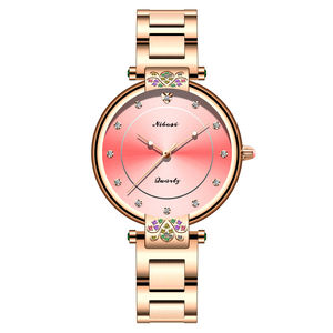 <b>For</b> 2396 Luxury Alloy Quartz <b>Women's</b> <b>Wrist</b> <b>Watch</b> Elegant Glass Dial Window Waterproof Band Limited Edition Fashionable - Product Image 6