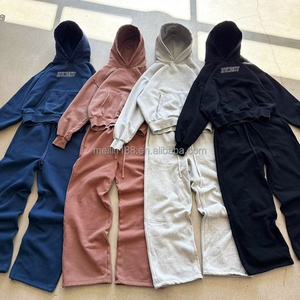 Clothing Manufacturer Custom Unisex Baggy Sweatpants and Hoodies Set <b>Jogging</b> <b>Suit</b> Heavyweight Blank Tracksuit Sweat <b>Suits</b> Men - Product Image 3