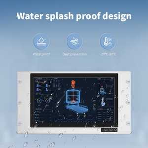 Moniteur LCD intégré 15 17 19 pouces, écran tactile, indice de protection IP65, montage mural, Windows 10 11, PC industriel à châssis ouvert - Product Image 4
