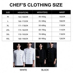 Veste de Chef de Cuisine Professionnelle Anti-taches – Uniforme de Travail Personnalisable avec Logo – Vêtements de Travail pour Hommes pour Restaurant – Vente en Gros - Product Image 3