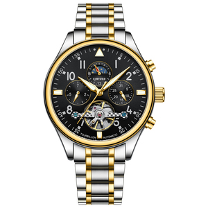 KINYUED Envío Rápido Relojes Mecánicos de Venta Caliente para Hombre <span class=keywords><strong>Reloj</strong></span> de Cuero de Lujo para Hombre Envío Directo - Product Image 2