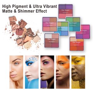 Hot Pink All In One Train Case Juego de <span class=keywords><strong>maquillaje</strong></span> <span class=keywords><strong>para</strong></span> <span class=keywords><strong>niñas</strong></span> y mujeres con paleta de sombras de ojos Bálsamo labial Blush Lip Gloss Brush Set con propio - Product Image 6