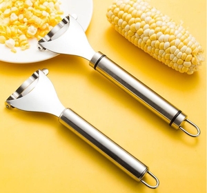 Vente chaude En Acier Inoxydable Outils <span class=keywords><strong>De</strong></span> Cuisine Rabot <span class=keywords><strong>De</strong></span> Maïs Couteau À Éplucher Séparateur <span class=keywords><strong>De</strong></span> Noyau Fruits/Légumes Usage Alimentaire En Gros - Product Image 3