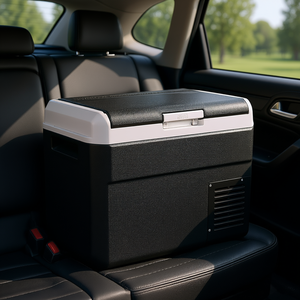 Enfriador de coche portátil con compresor eléctrico de 50L y temperatura ajustable para uso en vehículos - Product Image 2