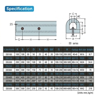 Pare-battage marin en caoutchouc DD Florescence Durable, type D, absorption d'énergie élevée, faible force de réaction, durée de vie de 8 à 10 ans