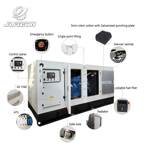 เครื่องกำเนิดไฟฟ้าดีเซลแบบไร้เสียง230V 400V 50/60Hz สำหรับโรงงานแปรรูปน้ำมันปาล์มและ150kVA ดำเนินงานในสวนเขตร้อน - Product Image 4