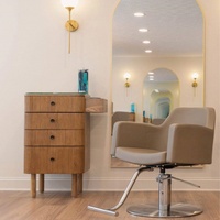 Chaise de salon pliable en cuir moderne de qualité professionnelle pour salon de beauté, salon de coiffure et salon - Mobilier commercial