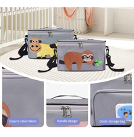 Sac de rangement pour poussette avec motif de dessin animé personnalisé, nouveau design, organiseur de couches, sac de poussette