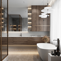 Paquete de Renovación de Viviendas Tradicionales, Diseño Interior Clásico Americano con Suministro de Materiales, Visualizaciones 3D y Planificación de Espacios