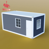 Maison de conteneur préfabriquée de luxe de 20 pieds en Chine conteneur logistique extensible à plat maison panneau de sable respirant porte assemblée