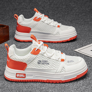 Chaussures de marche légères et respirantes en maille à semelle plate pour hommes, nouvelle collection 2026, style sportif, tendance mode, pour l'hiver et le printemps - Product Image 1