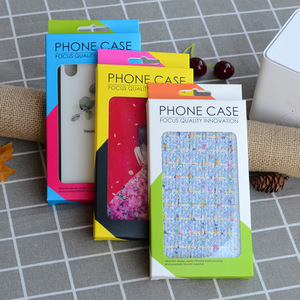 Cellule universelle Emballage personnalisé Boîte de coque de téléphone imprimée de logo Boîte d'emballage de coque de téléphone portable de luxe Emballage de coque de téléphone - Product Image 3
