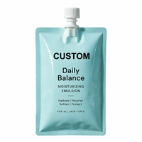 Pochettes personnalisées pour masques de soin de la peau, sachets souples à bec verseur pour cosmétiques liquides et gels, fabrication chinoise, échantillons gratuits disponibles