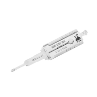 SUZUKI ACCESS INDIA Lishi Kit de crochetage de serrures de voiture 2-en-1, décodeurs et fournitures de serrurier pour voitures Suzuki