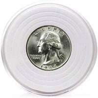 39 34 29 24 19mm boîte de rangement pour pièces de monnaie, boîte de rangement pour Capsules de pièces rondes et transparentes
