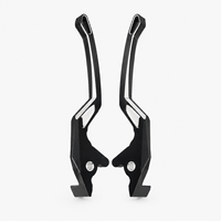 Pièces de moto, ensemble de leviers de frein en aluminium CNC pour scooter PCX160, double couleur anodisée, réglables, ensemble de leviers de frein directement de l'usine