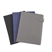 Classeurs en cuir multifonctions A4 personnalisés bureau d'affaires conférence pâtes pour téléphone portefeuille reliure à coudre fil