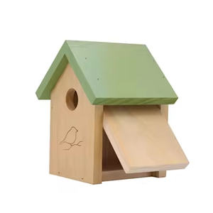 Houten <span class=keywords><strong>Mini</strong></span> Vogelhuis Outdoor Vogelhuisvoeders Voor Tuin - Product Image 1