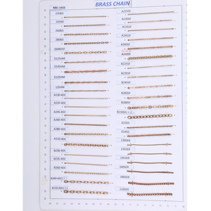 Cadena de Latón al por Mayor en Bruto para Joyería, Cadena de Cable, Cadena <span class=keywords><strong>Singa</strong></span> Pore, Cadenas Elegantes - Product Image 1