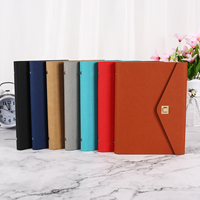 Hersteller Großhandel maßge schneiderte A5 Hardcover Echt leder Notebook 6-Ring Binder A5 PU Leder Tages planung Notebook