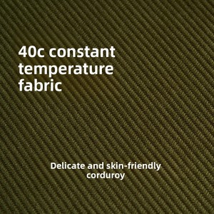 Fauteuil simple en <span class=keywords><strong>tissu</strong></span> velours côtelé rétro nordique, amovible et lavable, pour la maison, le balcon, l'hôtel, l'appartement, la chambre à coucher, fauteuil de détente - Product Image 5