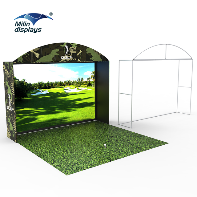 Professional Indoor Golf Simulator 3D Golf Simulator Interactive Projection Golf Game Simulator Set for Sports Park