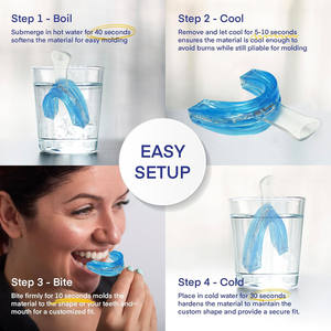 Carepik AS005 EVA Certifié CE Protège-dents anti-ronflement avec une capacité de 10 ml Aide au sommeil pour prévenir le ronflement Repos nocturne confortable - Product Image 3