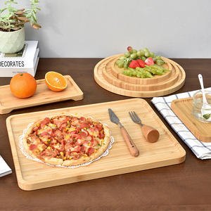 Eco-friendly Reusable Biodegradable Custom Kids Bamboo <strong>Tray</strong> for Baby Food Dried Fruit <strong>Snack</strong> Dinner Plates for Party Occasions - Product Image 2