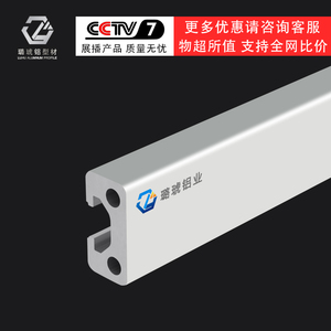โปรไฟล์อลูมิเนียม Luhu 10x20 สำหรับงานอุตสาหกรรม  โครงสร้างอลูมิเนียมอัดขึ้นรูปสำหรับอุปกรณ์อัตโนมัติ รางนำทาง - Product Image 2