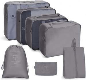 7 Set Packing <b>Cubes</b> Travel Luggage Packing Organizers - Product Image 2