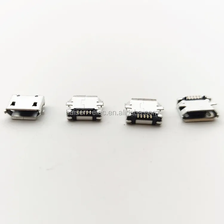 Connector Connector MICRO USB B TYPE FEMALE R/A SMT TYPE Surface Mount DC 12V 1A SMT USB-M-RM10E Connector 5UR2B01MF-105G0BUHRX