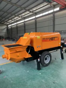 Les unités de pompage de béton diesel sont fournies avec des pompes de nivellement <span class=keywords><strong>Hammack</strong></span> pour mélangeurs de béton mobiles - Product Image 6